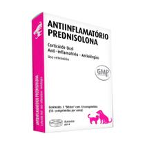 Anti-inflamatório Prednisolona para Cães e Gatos 10 Comprimidos - Progado
