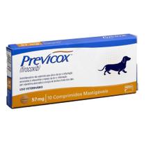 Anti-inflamatório Previcox de 57 mg para cães - Merial