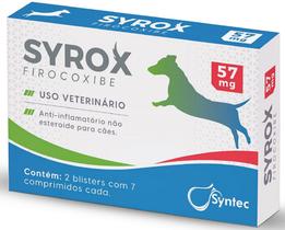 Anti-inflamatório Syrox 57mg Para Cães - Syntec