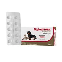 Anti-Inflamatório Vetnil Meloxinew 1 mg para Cães e Gatos - 10 Comprimidos