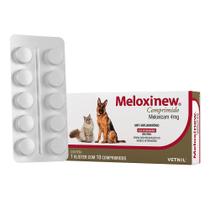 Anti-Inflamatório Vetnil Meloxinew 4 mg para Cães e Gatos - 10 Comprimidos