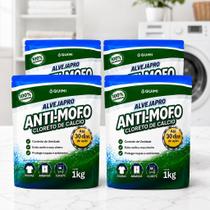 Anti Mofo Com Cloreto de Cálcio Elimina Mofo e Mau Cheiro 1Kg Para Closets Armários Banheiros Ambientes Fechados Anti Mofo Com Cloreto de Cálcio Elimina Mofo e Mau Cheiro 1Kg Para Closets Armários Banheiros Ambientes Fechados