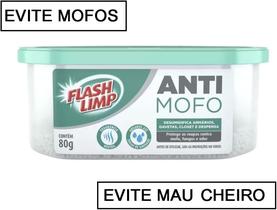 Anti Mofo Desumidificador Armários Guarda Roupa 80g Neutro AMO1874 Flash Limp Anti Mofo Desumidificador Armários Guarda Roupa 80g Neutro AMO1874 Flash Limp