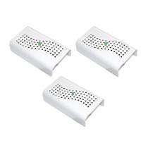 Anti Mofo Eletrônico R14 220V Kit 3 unid. Branco Anti-Ácaro e Fungos Desumidificador Capte