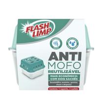 Anti mofo reutilizavel com 2 saches flashlimp