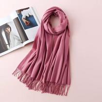 Anti-pilling cachecol feminino de inverno com 180g