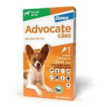 Anti Pulgas Advocate Cães Ate 4 Kg Bayer 1 Pipeta Anti Pulgas Advocate Cães Ate 4 Kg Bayer 1 Pipeta