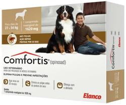 Anti Pulgas Cachorro Cães Comfortis 1620Mg 27 A 54Kg 1 Un