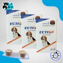 Anti Pulgas, Carrapatos E Sarna Ection Para Cães de Todas as Raças e Tamanhos