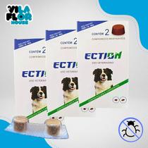 Anti Pulgas, Carrapatos E Sarna Ection Para Cães de Todas as Raças e Tamanhos