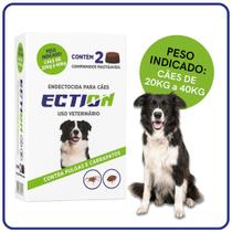 Anti Pulgas e Carrapatos Ection Todas as Raças e Pesos 2 comprimidos