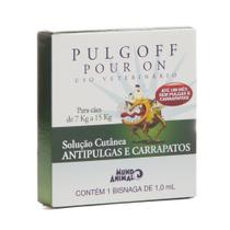 Anti Pulgas e Carrapatos Mundo Animal Pulgoff Pour On - Cães de 7 a 15 Kg - Mundo Animal Anti Pulgas e Carrapatos Mundo Animal Pulgoff Pour On - Cães de 7 a 15 Kg - Mundo Animal