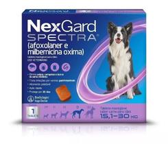 Anti Pulgas Spectra Nexgard De 15 á 30kg Cães Cachorros