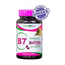 Anti Queda E Cresce Cabelo Biotina - 60 Cápsulas - Nutriblue