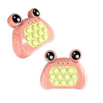 Anti Stress Pop It Eletrônico Máquina de Jogo Brinquedos Sapinho Rosa Anti Stress Pop It Eletrônico Máquina de Jogo Brinquedos Sapinho Rosa