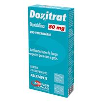Antibacteriano Agener União Doxitrat com 24 Comprimidos - 80 mg