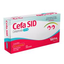 Antibiótico Cefa SID para Cães e Gatos com 10 comprimidos de 110 mg