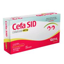 Antibiótico Cefa SID para Cães e Gatos com 10 comprimidos de 660 mg