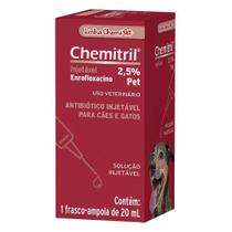 Antibiótico Chemitril 2,5% Injetável 20ml