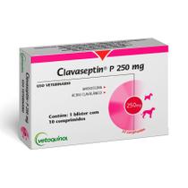 Antibiótico Clavaseptin P 250mg para Cães e Gatos