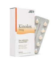 Antibiótico Kinolox 50mg - 10 comprimidos - Mundo Animal