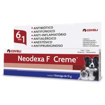 Antibiótico Neodexa F Creme Cães E Gatos Coveli 15g