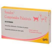 Antibiótico Synulox para Cães e Gatos com 10 Comprimidos de 50 mg
