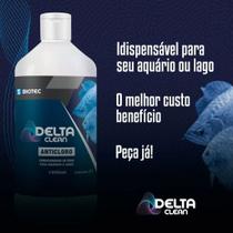 Anticloro Delta Fish Aloe Vera Para Aquários Delta Clean 1 Litro Água Doce