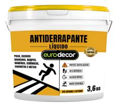Antiderrapante Líquido Incolor para Pisos Escorregadios 3,6 Kg EURODECOR-04.01.03.0019 Antiderrapante Líquido Incolor para Pisos Escorregadios 3,6 Kg EURODECOR-04.01.03.0019