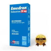 Antiemético Emedron 20 mg Cães e Gatos com 10 Comprimidos - agener