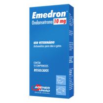 Antiemético Emedron para Cães e Gatos com 10 Comprimidos de 10 mg