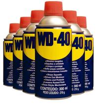 Antiferrugem WD-40 Spray Lubrificante 300ml - Embalagem com 6 Unidades