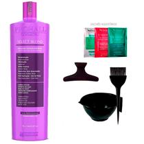 Antifrizz Progressiva Loiras Select Blond 1 Litro Prohall +Cumbuca/Presilha/Sachê