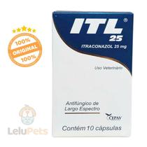 Antifúngico para Cães e Gatos ITL 25 mg 10 Cápsulas Cepav