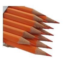 Antiga Caixa Com 12 Lápis De Cor Laranja Staedtler Lumochrom Antiga Caixa Com 12 Lápis De Cor Laranja Staedtler Lumochrom