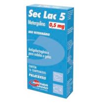 Antigalactogênico Agener União Sec Lac para Cadelas e Gatas 16 Comprimidos - 0,5 mg