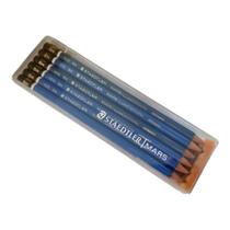 Antigo Estojo Com 12 Lápis Staedtler Mars Lumograph 5h Novos
