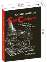 Antigo livro de São Cipriano, o Gigante e verdadeiro Capa de Aço