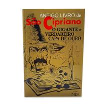 Antigo Livro São Cipriano o gigante verdadeiro Capa de Ouro