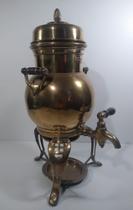 Antigo Samovar Em Latão - R 8904