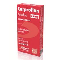 Antiinflamatório Carproflan 75mg 10 Comprimidos para Cães Agener União