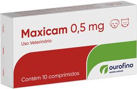 Antiinflamatório Maxicam 0,5 mg para Cães e Gatos 10 Comprimidos Antiinflamatório Maxicam 0,5 mg para Cães e Gatos 10 Comprimidos