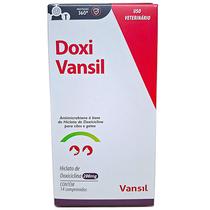 Antimicrobiano Doxiciclina Doxi Vansil 200mg Cães e Gatos