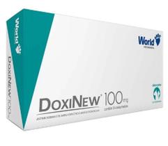 Antimicrobiano DoxiNew World 100mg para Cães de 20kg e Gatos- 14 COMPRIMIDOS