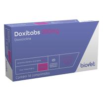 Antimicrobiano Doxitabs para Cães com 14 Comprimidos de 200 mg Antimicrobiano Doxitabs para Cães com 14 Comprimidos de 200 mg