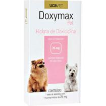 Antimicrobiano Doxymax Pet 25mg C/14 comp. UCBVET Antimicrobiano Doxymax Pet 25mg C/14 comp. UCBVET