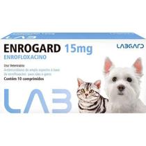 Antimicrobiano Enrogard Cães E Gatos Labgard - 15mg