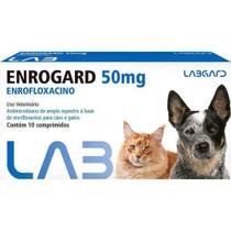 Antimicrobiano Enrogard Cães E Gatos Labgard - 50mg