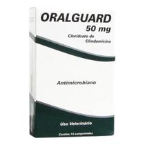 Antimicrobiano P/ Cães e Gatos Oralguard 50mg 14 Comp Cepav Antimicrobiano P/ Cães e Gatos Oralguard 50mg 14 Comp Cepav