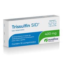 Antimicrobiano Trissulfin SID 400mg 10 Comprimidos - Ourofino